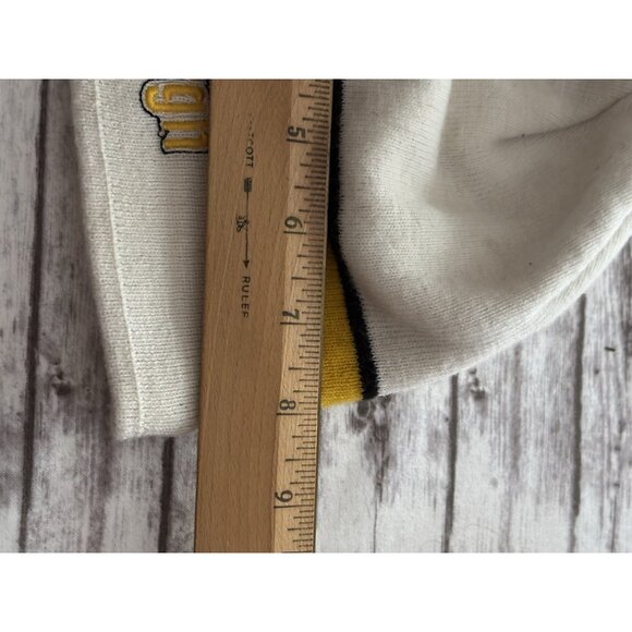 Vintage NFL Pittsburgh Steelers Ivory Yellow Knit Beanie Hat Unisex Adult #7 - Picture 8 of 9